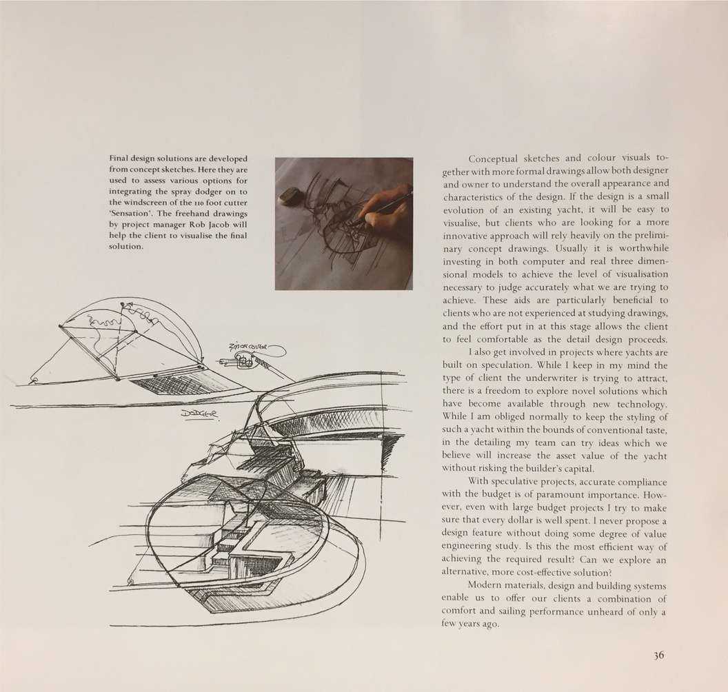 Conceptual sketches, colored visuals and formal sketches